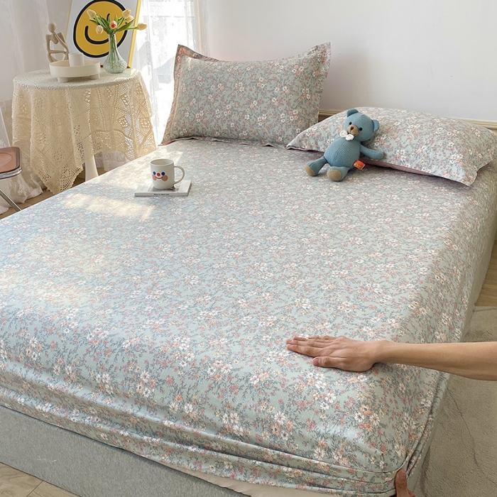 91家纺网 家纺一手货源 找家纺 元元被芯 2023全棉床笠13372 觅彩