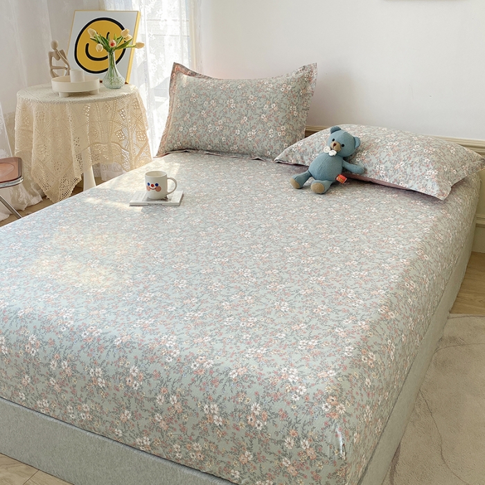 91家纺网 家纺一手货源 找家纺 元元被芯 2023全棉床笠13372 觅彩