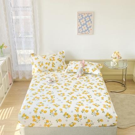 元元被芯 2023全棉床笠13372 柠檬Q