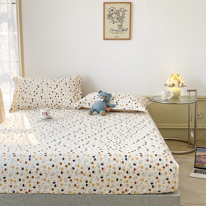 91家纺网 家纺一手货源 找家纺 元元被芯 2023全棉床笠13372 叶素