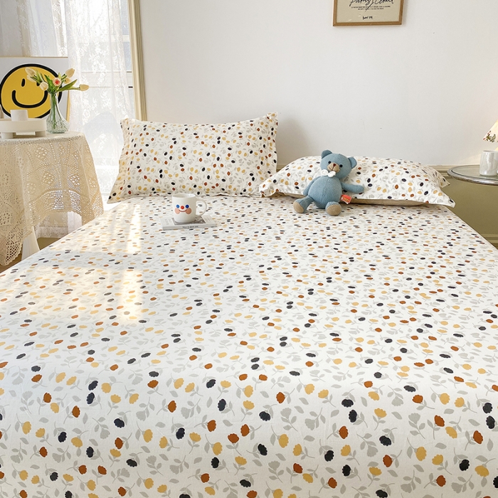 91家纺网 家纺一手货源 找家纺 元元被芯 2023全棉床笠13372 叶素