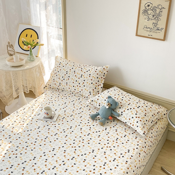 91家纺网 家纺一手货源 找家纺 元元被芯 2023全棉床笠13372 叶素