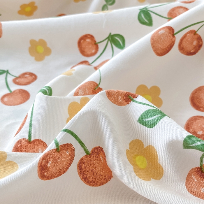 91家纺网 家纺一手货源 找家纺 元元被芯 2023全棉床笠13372 樱桃园Q