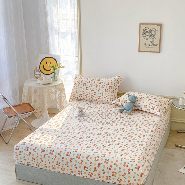 91家纺网 家纺一手货源 找家纺 元元被芯 2023全棉床笠13372 樱桃园Q