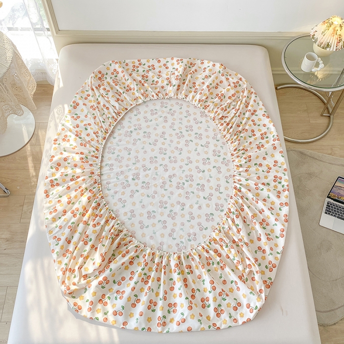 91家纺网 家纺一手货源 找家纺 元元被芯 2023全棉床笠13372 樱桃园Q