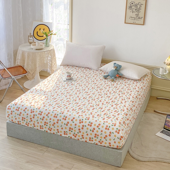 91家纺网 家纺一手货源 找家纺 元元被芯 2023全棉床笠13372 樱桃园Q