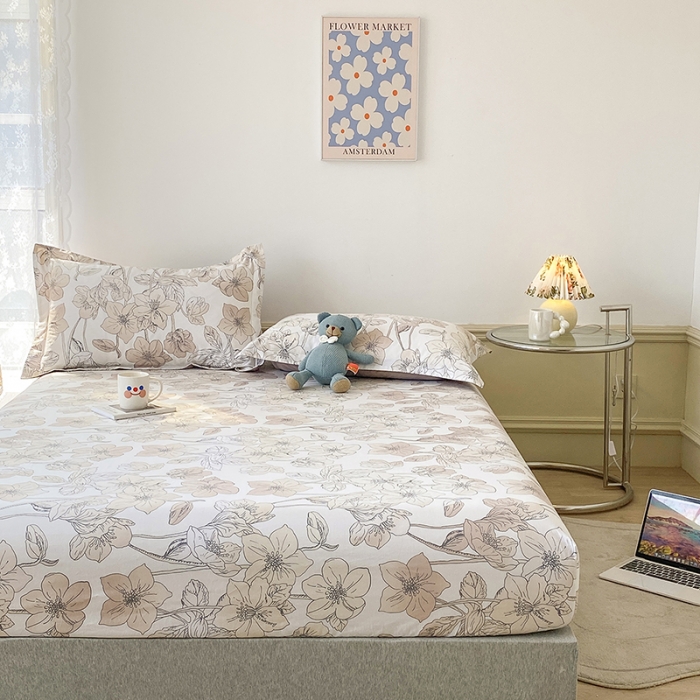 91家纺网 家纺一手货源 找家纺 元元被芯 2023全棉床笠13372 优雅恋人Q