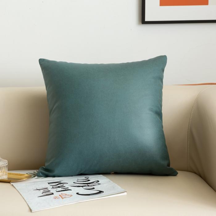 91家纺网 家纺一手货源 找家纺 新款纯色科技布沙发抱枕靠垫