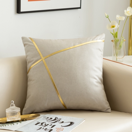 91家纺网 家纺一手货源 找家纺 新款纯色科技布沙发抱枕靠垫