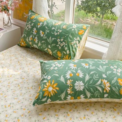 91家纺网 家纺一手货源 找家纺 （总）金丝鸟 2023新款全棉斜纹13370枕套