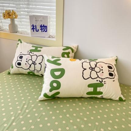 91家纺网 家纺一手货源 找家纺 （总）金丝鸟 2023新款全棉斜纹13370枕套