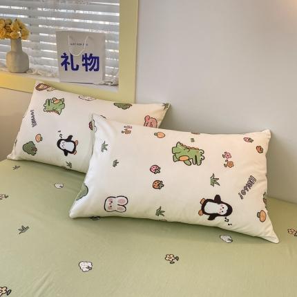 91家纺网 家纺一手货源 找家纺 （总）金丝鸟 2023新款全棉斜纹13370枕套