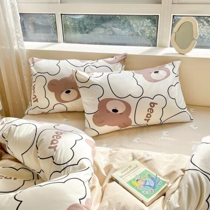 91家纺网 家纺一手货源 找家纺 （总）金丝鸟 2023新款全棉斜纹13370枕套