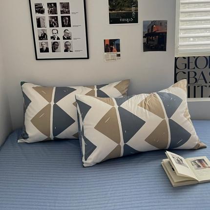 91家纺网 家纺一手货源 找家纺 （总）金丝鸟 2023新款全棉斜纹13370枕套