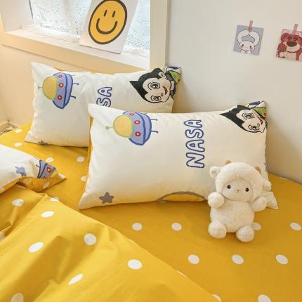 91家纺网 家纺一手货源 找家纺 （总）金丝鸟 2023新款全棉斜纹13370枕套