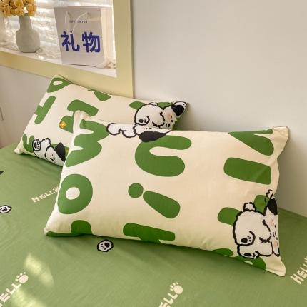 91家纺网 家纺一手货源 找家纺 （总）金丝鸟 2023新款全棉斜纹13370枕套