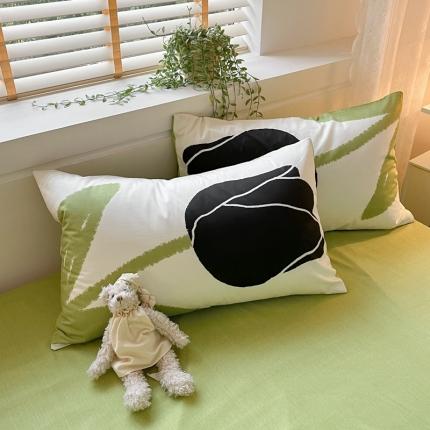 91家纺网 家纺一手货源 找家纺 （总）金丝鸟 2023新款全棉斜纹13370枕套