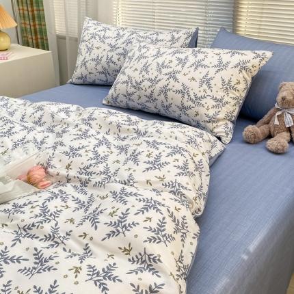 91家纺网 家纺一手货源 找家纺 （总）金丝鸟 2023新款全棉斜纹13370枕套