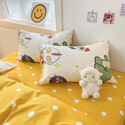 91家纺网 家纺一手货源 找家纺 （总）金丝鸟 2023新款全棉斜纹13370枕套