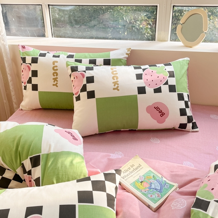 91家纺网 家纺一手货源 找家纺 （总）金丝鸟 2023新款全棉斜纹13370枕套