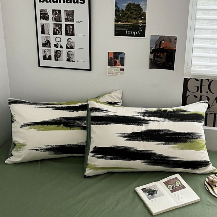 91家纺网 家纺一手货源 找家纺 金丝鸟 2023新款全棉斜纹13370枕套 斜影