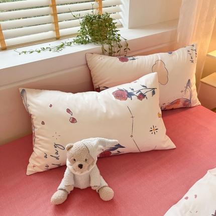 金丝鸟 2023新款全棉斜纹13370枕套 夜色玫瑰