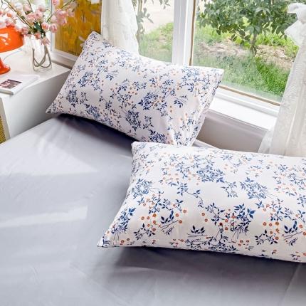 金丝鸟 2023新款全棉斜纹13370枕套 枝蔓 兰