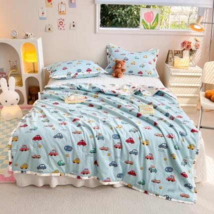 91家纺网 家纺一手货源 找家纺 （总）CINNY馨宜 2023新款60s长绒棉全棉大豆夏凉被空调被子