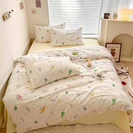 棉眠 2023新款万神殿全棉系列四件套 小宇宙