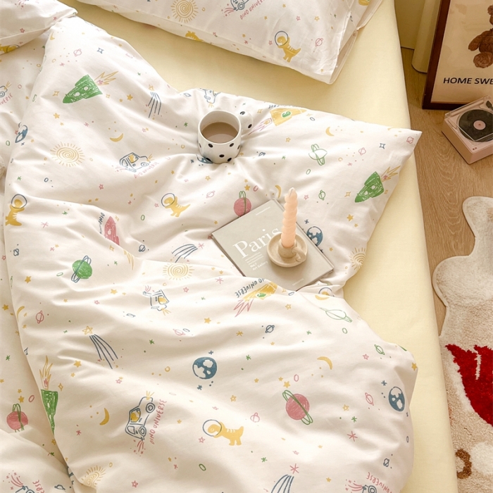 91家纺网 家纺一手货源 找家纺 棉眠 2023新款万神殿全棉系列四件套 小宇宙