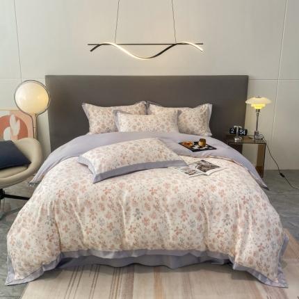 91家纺网 家纺一手货源 找家纺 （总）棉生活 2023新款3M贡缎工艺天丝四件套