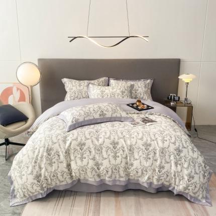 91家纺网 家纺一手货源 找家纺 （总）棉生活 2023新款3M贡缎工艺天丝四件套