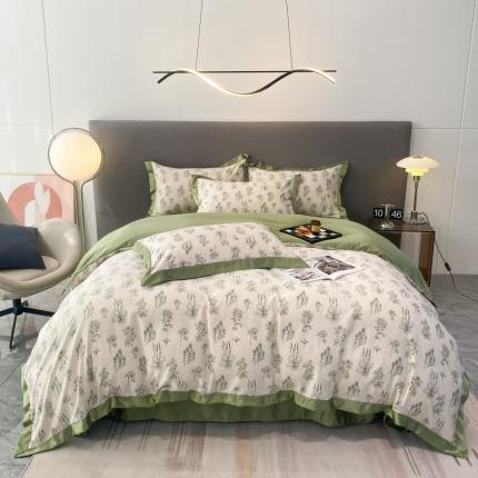 91家纺网 家纺一手货源 找家纺 （总）棉生活 2023新款3M贡缎工艺天丝四件套