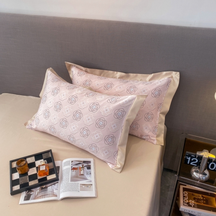 91家纺网 家纺一手货源 找家纺 棉生活 2023新款3M贡缎工艺天丝四件套 温莎粉