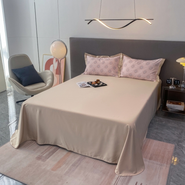 91家纺网 家纺一手货源 找家纺 棉生活 2023新款3M贡缎工艺天丝四件套 温莎粉