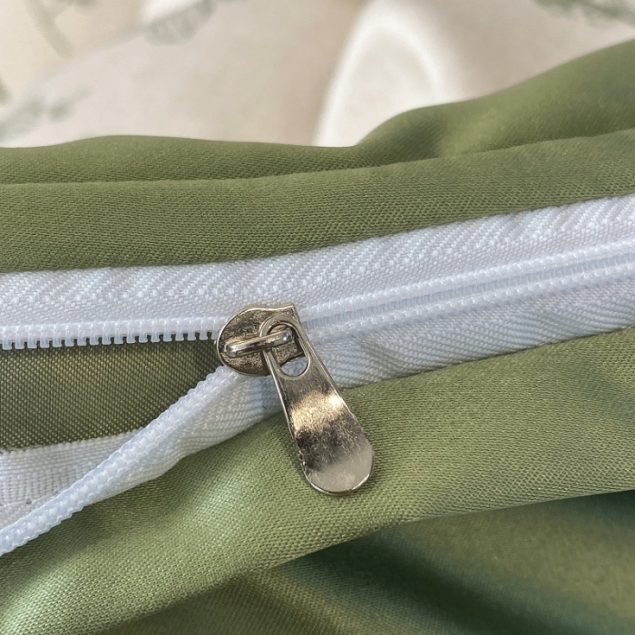 91家纺网 家纺一手货源 找家纺 棉生活 2023新款3M贡缎工艺天丝四件套 枝蔓绿