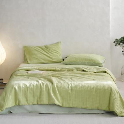 91家纺网 家纺一手货源 找家纺 （总）莱宁被业 2023新款A类全棉水洗泡泡纱夏被