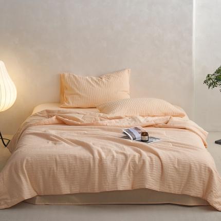 91家纺网 家纺一手货源 找家纺 （总）莱宁被业 2023新款A类全棉水洗泡泡纱夏被