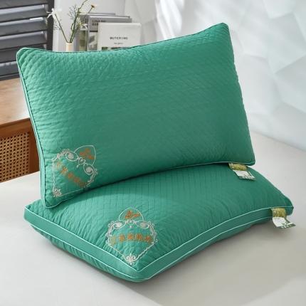 91家纺网 家纺一手货源 找家纺 （总）佳合 2024新款 艾草刺绣家用枕头美眠枕芯