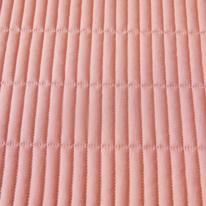 91家纺网 家纺一手货源 找家纺 水洗棉麻床盖大豆纤维夹棉加厚宿舍铺盖两用床单床裙保护垫胭脂粉