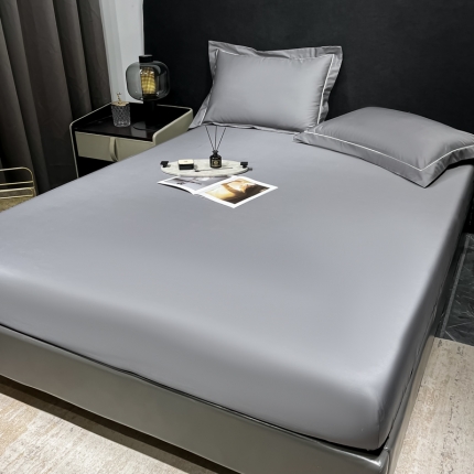 91家纺网 家纺一手货源 找家纺 （总）品乐2025全棉100支长绒棉全棉床笠 笠高35cm