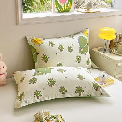 91家纺网 家纺一手货源 找家纺 绵庭 2023新款全棉印花枕套 魔法龙