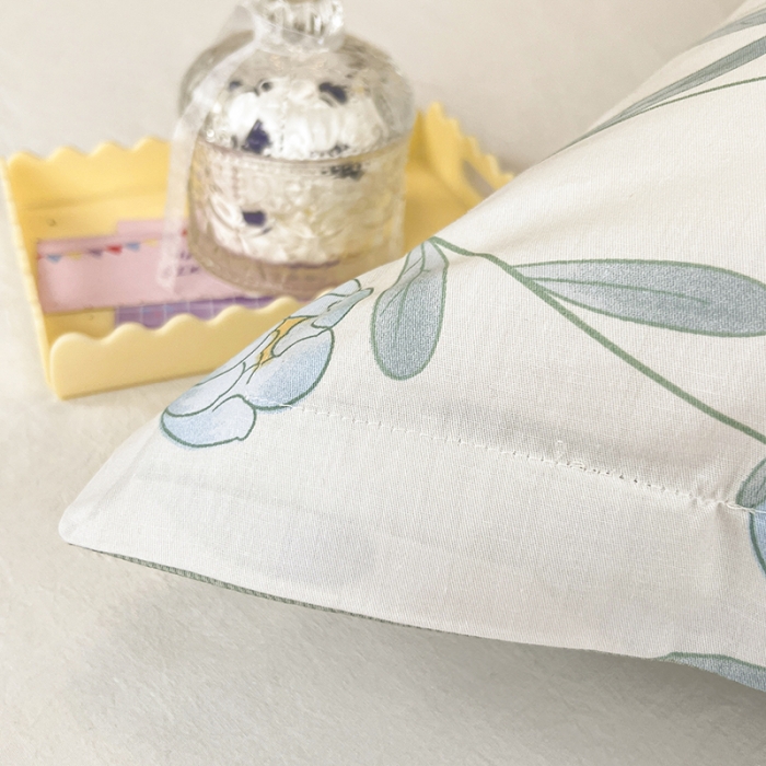 91家纺网 家纺一手货源 找家纺 绵庭 2023新款全棉印花枕套 水榭听香