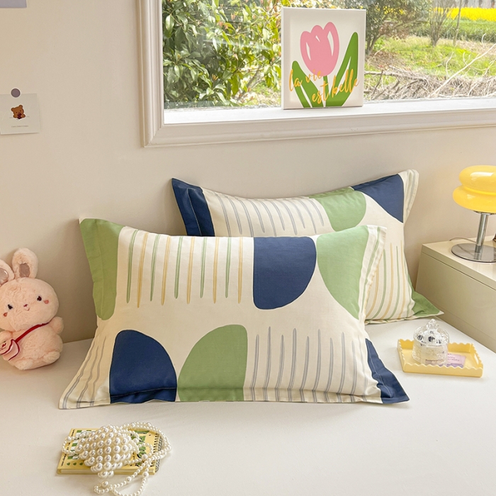 91家纺网 家纺一手货源 找家纺 绵庭 2023新款全棉印花枕套 自由空间