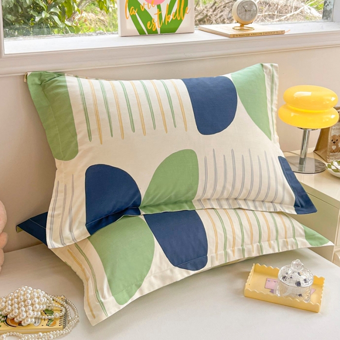 91家纺网 家纺一手货源 找家纺 绵庭 2023新款全棉印花枕套 自由空间