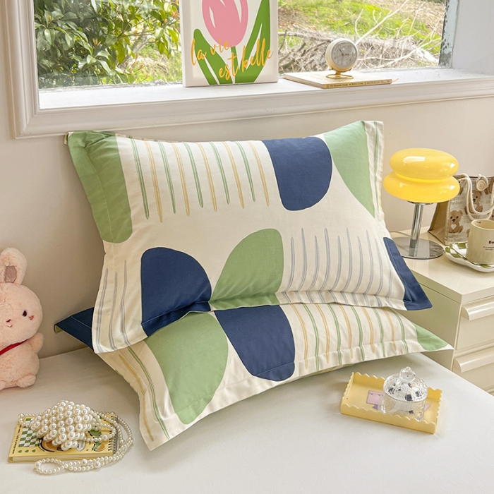 91家纺网 家纺一手货源 找家纺 绵庭 2023新款全棉印花枕套 自由空间