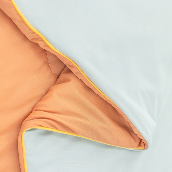 91家纺网 家纺一手货源 找家纺 钰博家纺 瓜瓜夏凉被 橙色+浅灰