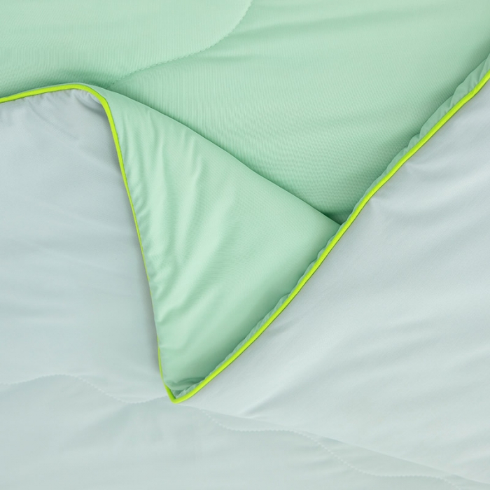 91家纺网 家纺一手货源 找家纺 钰博家纺 瓜瓜夏凉被 果绿+浅灰