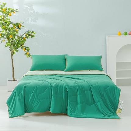 钰博家纺 瓜瓜夏凉被 碧绿+果绿