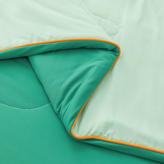 91家纺网 家纺一手货源 找家纺 钰博家纺 瓜瓜夏凉被 碧绿+果绿